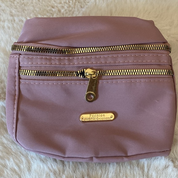 Oxford cloth Fanny pack/crossbody bag pink - Picture 5 of 10